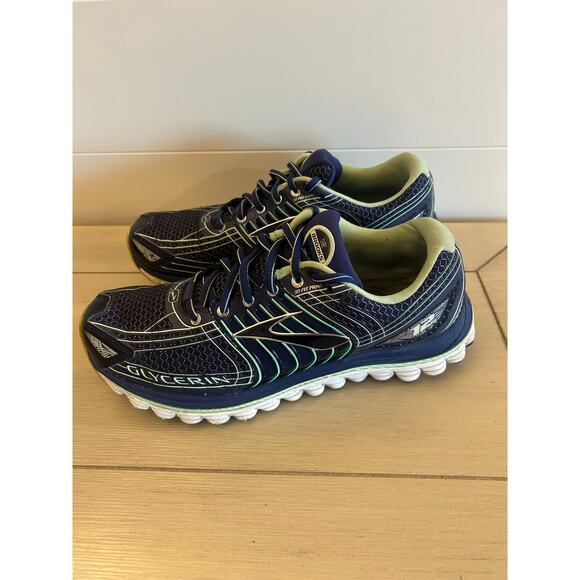 Brooks Glycerin 12 Womens Size 10 Running Training Athletic Shoes Blue  No Sole - Picture 8 of 8